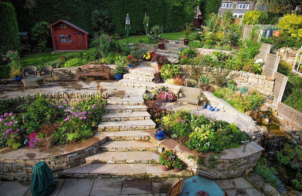 Ландшафтный дизайн садового участка своими руками: полезные советы, 72 фото и 5 видеоуроков