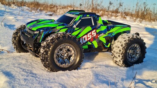 Нашумевший TRAXXAS HOSS 4X4 VXL ... Ломаю в зимнем тесте.