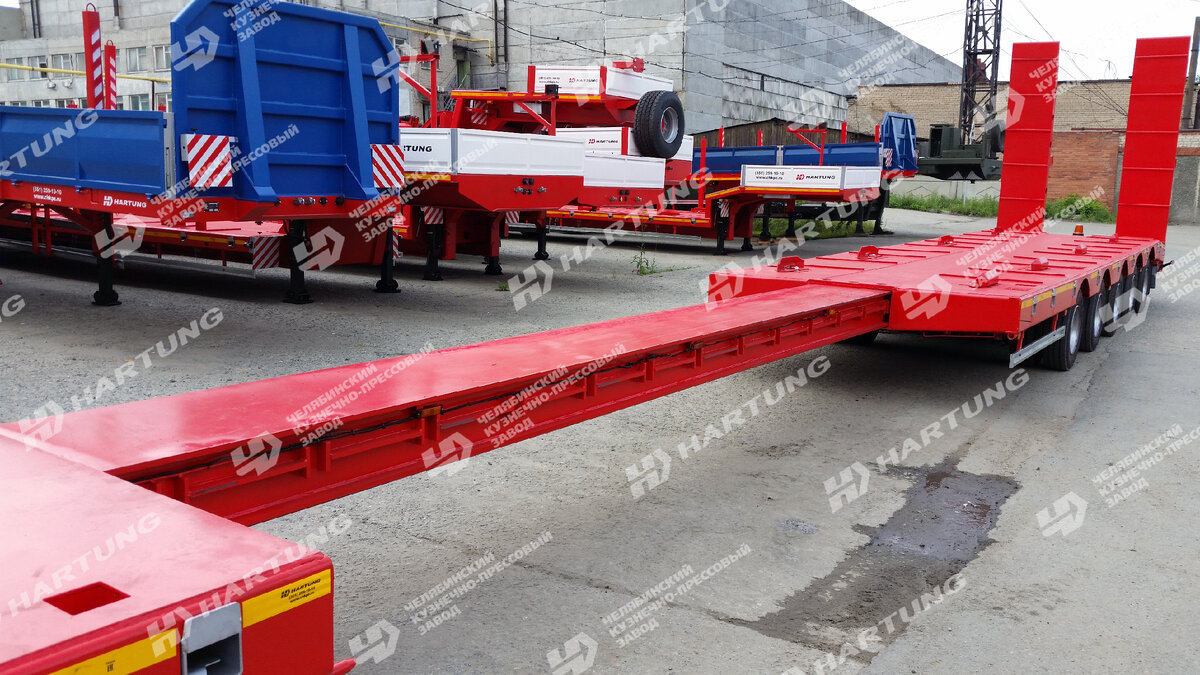 Низкорамный трал HARTUNG артикул 95622Т.5-10 в раздвинутом виде