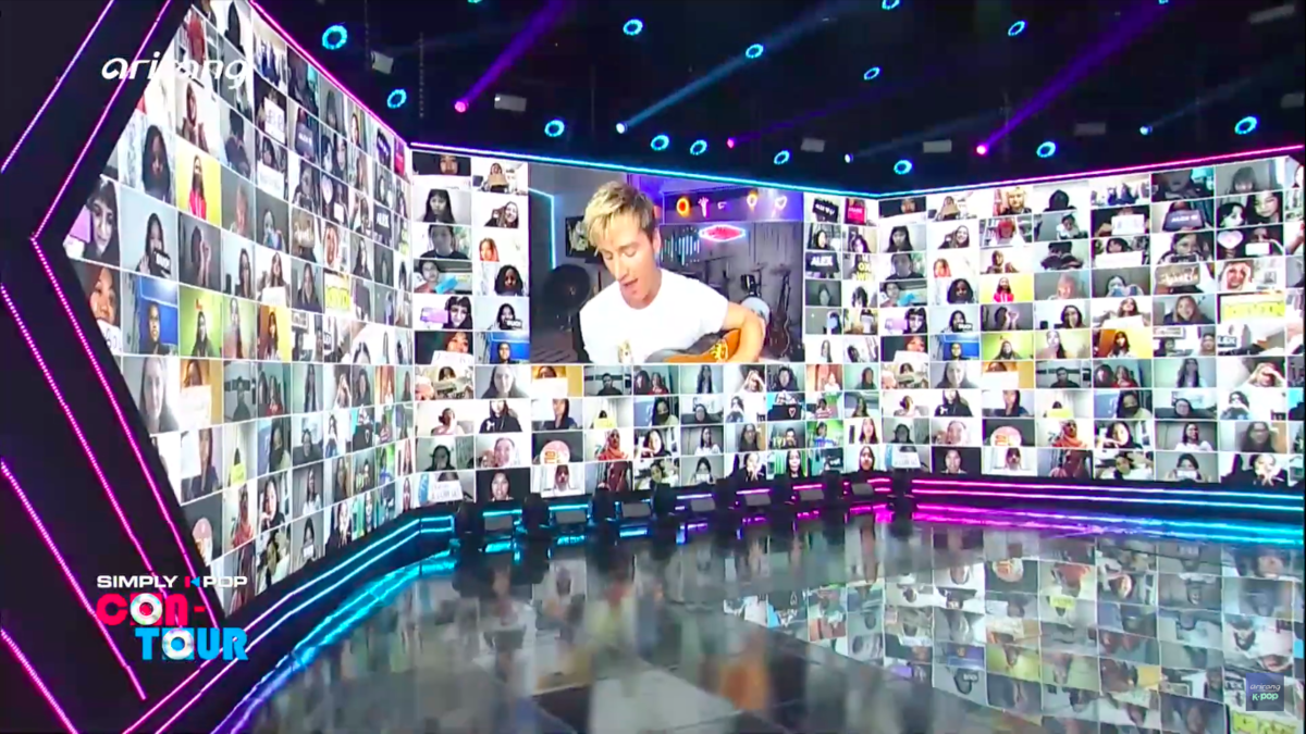 Импровизация во время SIMPLY K-POP CON-TOUR.