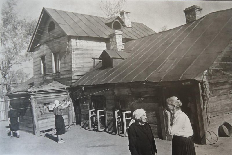Старый московский двор. Борис Игнатович, 1928 год, г. Москва, МАММ/МДФ.
