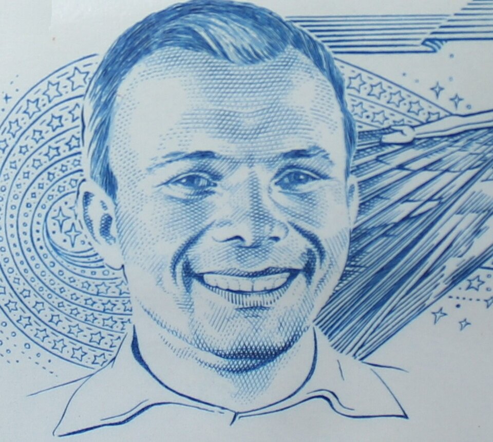 Юрий Алексеевич Гагарин - первый человек в космосе