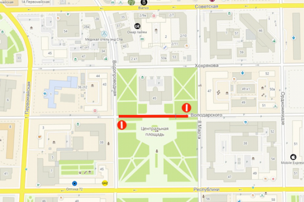    В Тюмени 1 сентября ограничат проезд по улице Володарского