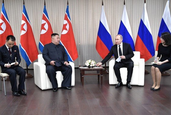    Ким Чен Ын, Владимир Путин