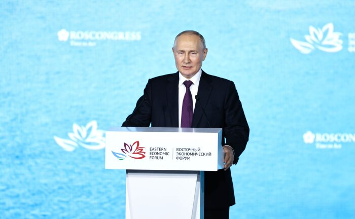 Фото: сайт президента России. Владимир Путин выступил на пленарной сессии ВЭФ