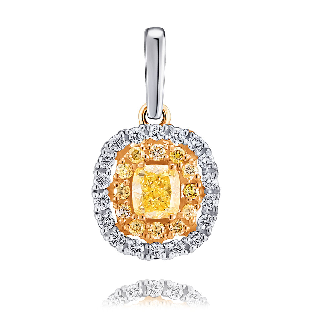 Украшения с желтыми бриллиантами из коллекции DIAMOND 2.0 от ADAMAS
