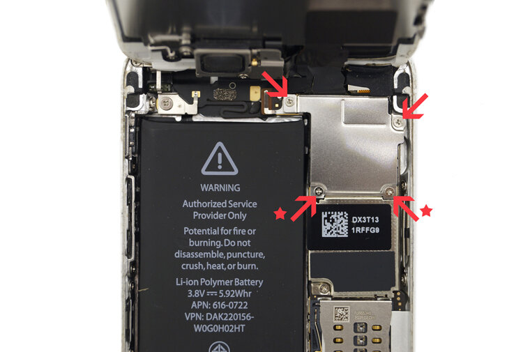 Как поменять батарейку на айфоне 5s