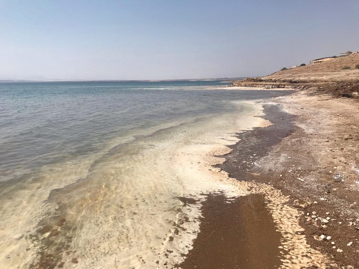 Берег мертвого моря, фото Марии Киприяновой 2019 год