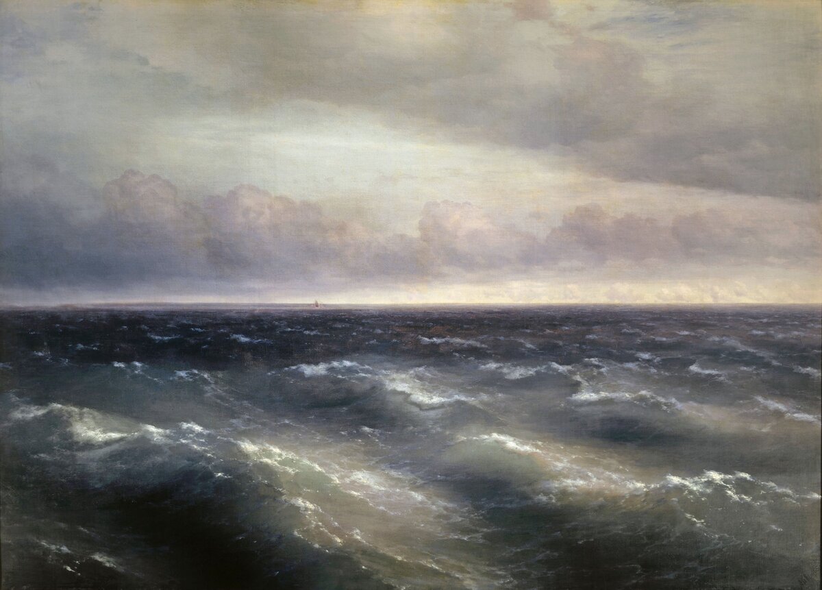 И. Айвазовский. "Чёрное море". (1881)