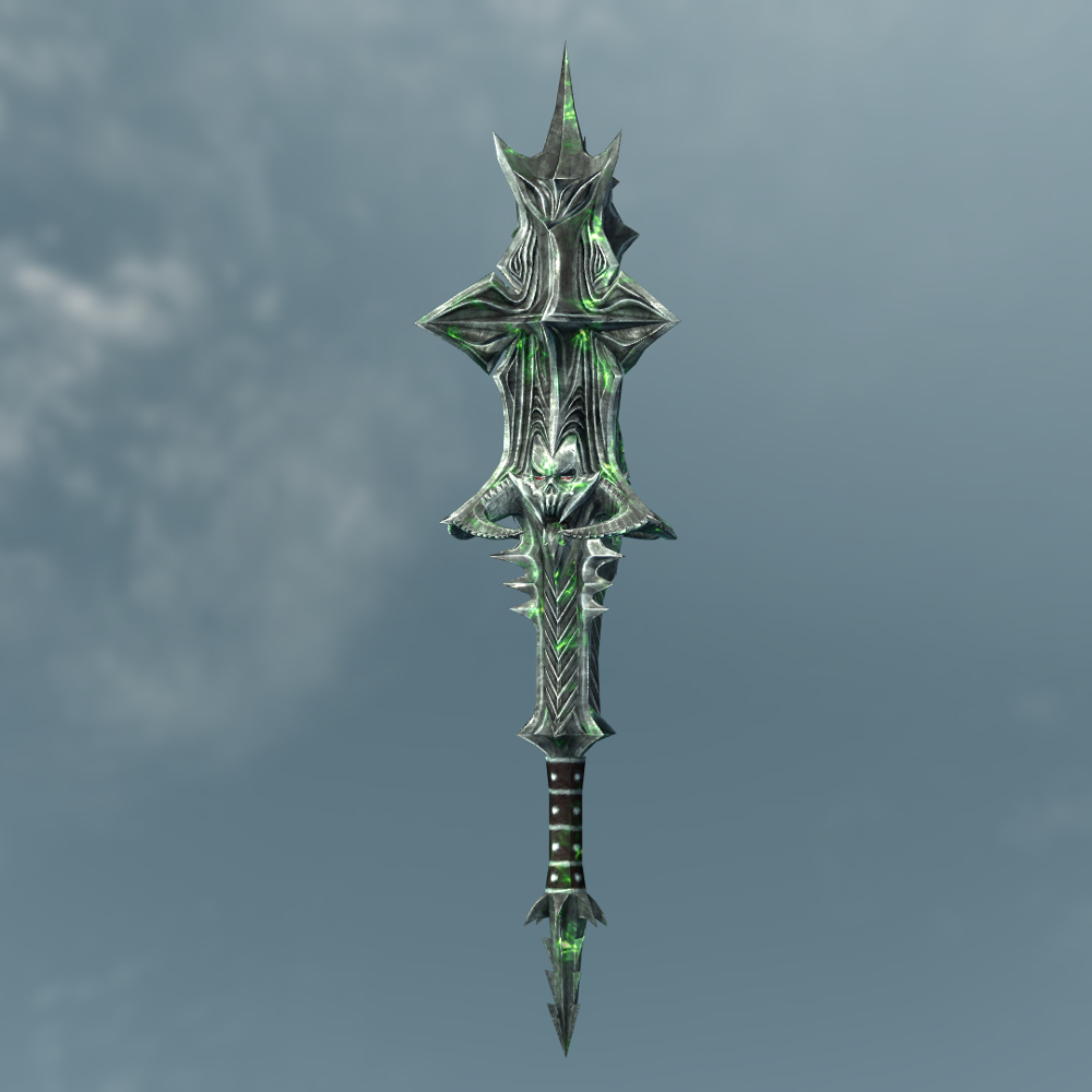 Этот артефакт принадлежит даэдрическому принцу Молаг Балу который был вампиром. Она уникальна тем что при ударе ею она передает магическую и жизненную силу жертвы к  персонажу