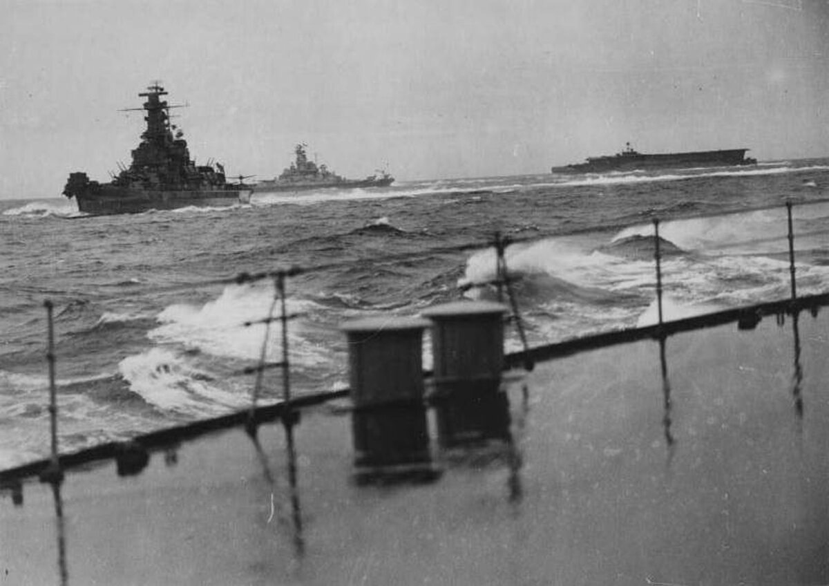 "Южная Дакота" с составе соединения TF 61. Источник фото: ru.tokkoro.com