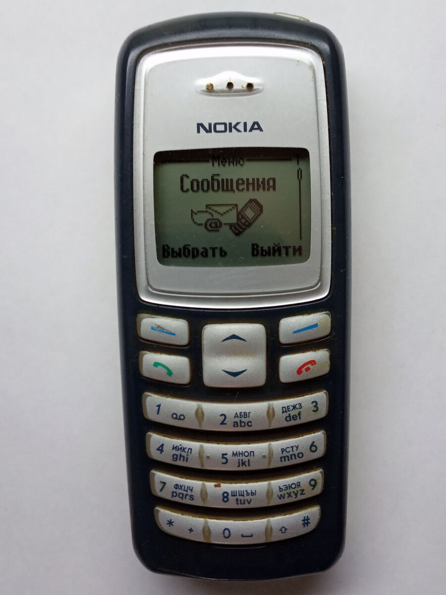 меню Nokia 2100