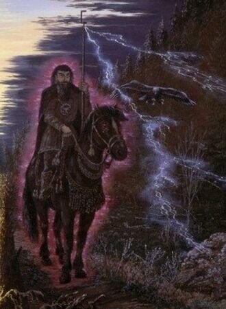 Чернобог на черном коне