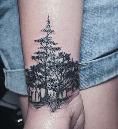 Татуировки дерева