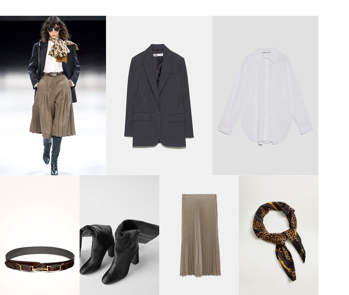 Zara 7999 ₽, Zara 2999 ₽, Massimo Dutti 4000 ₽, Zara 9999 ₽, Zara 3999 ₽, Mango 1199 ₽