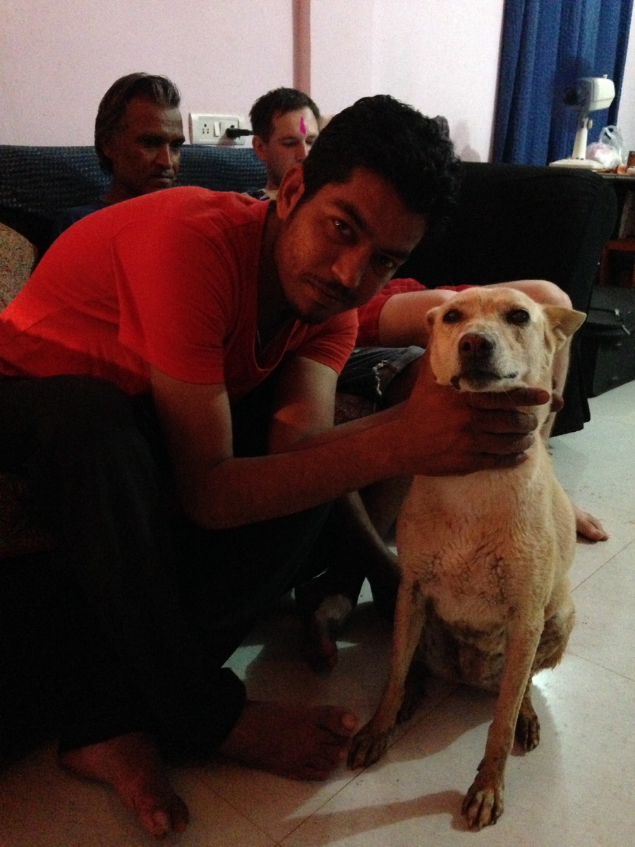 Вот та собака, что бегала за мячом на пляже) 