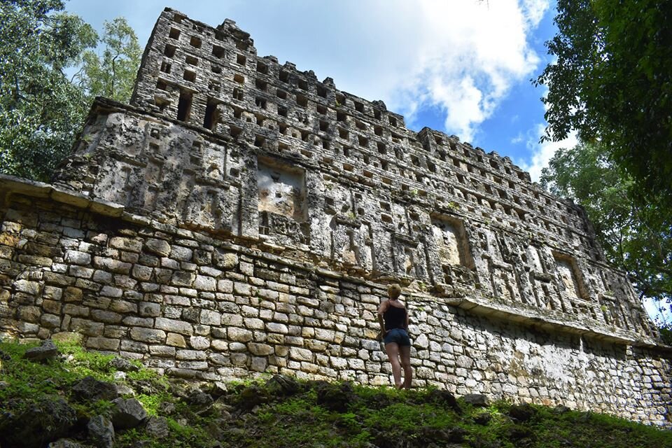 Самое главное здание в городе Yaxchilan