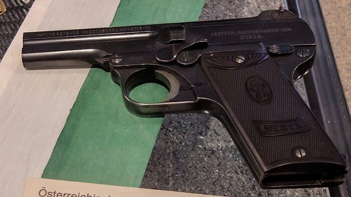 Ранняя модель пистолета  Steyr-Pieper M1909 под калибр 7,65 мм.