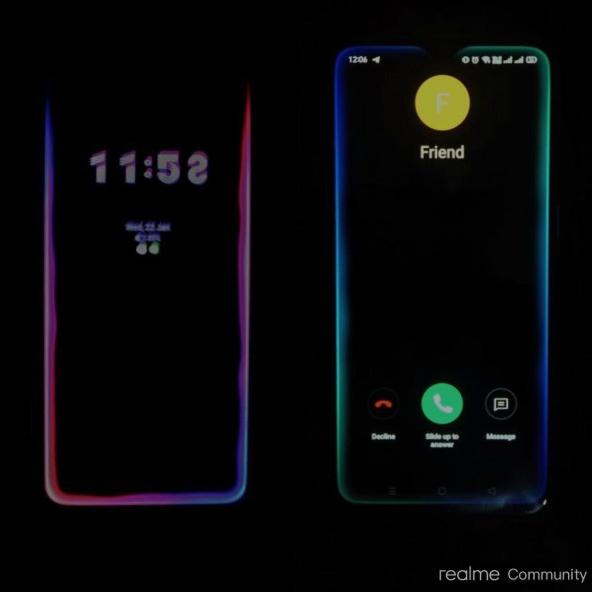 Всегда включенный дисплей realme картинки