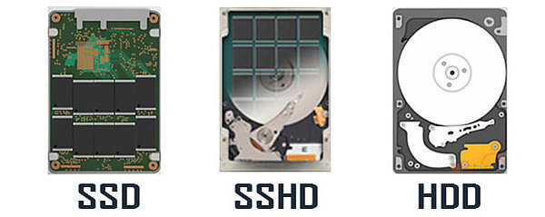 Гибридный жесткий диск содержит как традиционный магнитный диск, так и твердотельный накопитель небольшого объёма