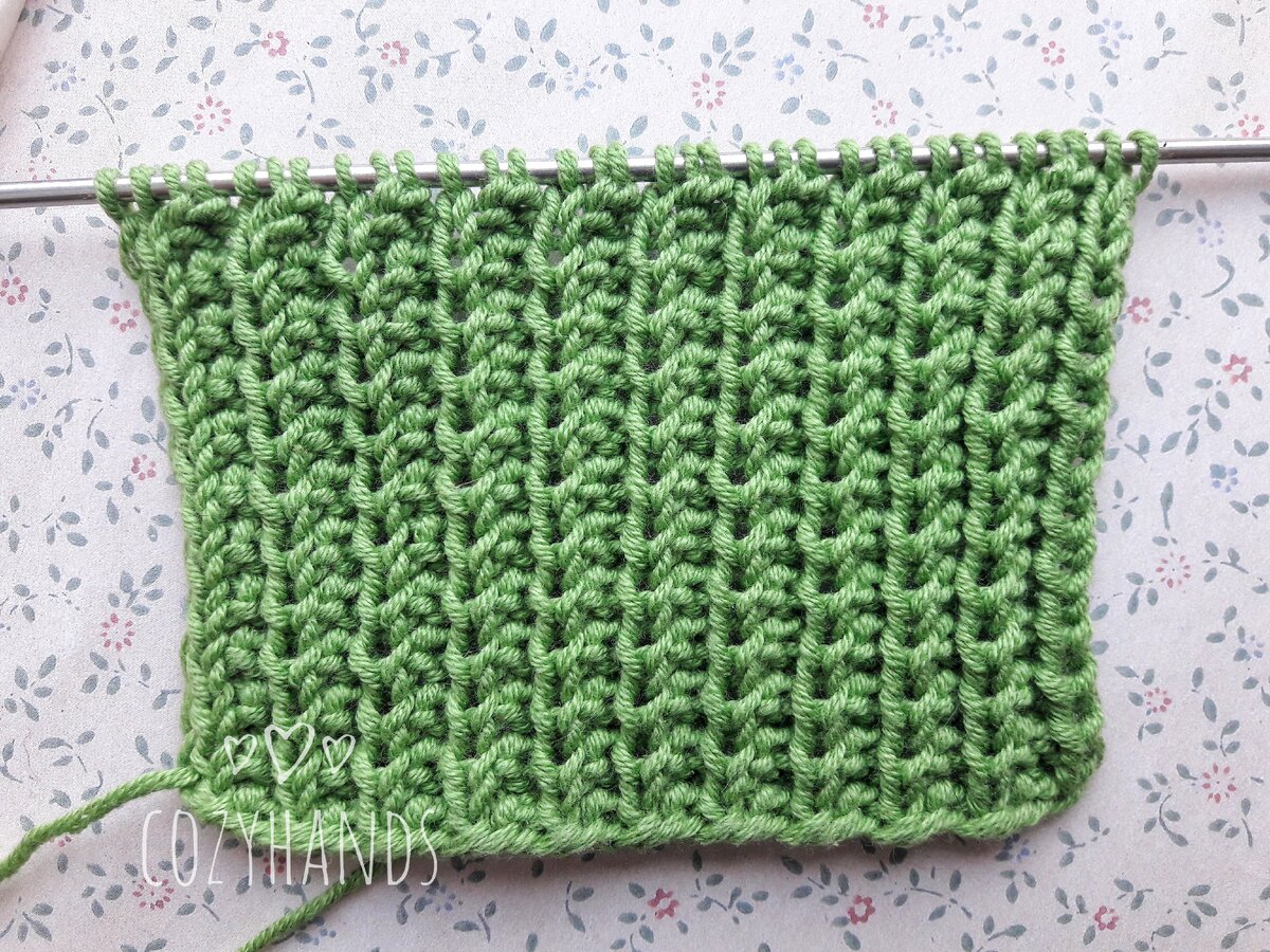 Изнаночная сторона узора