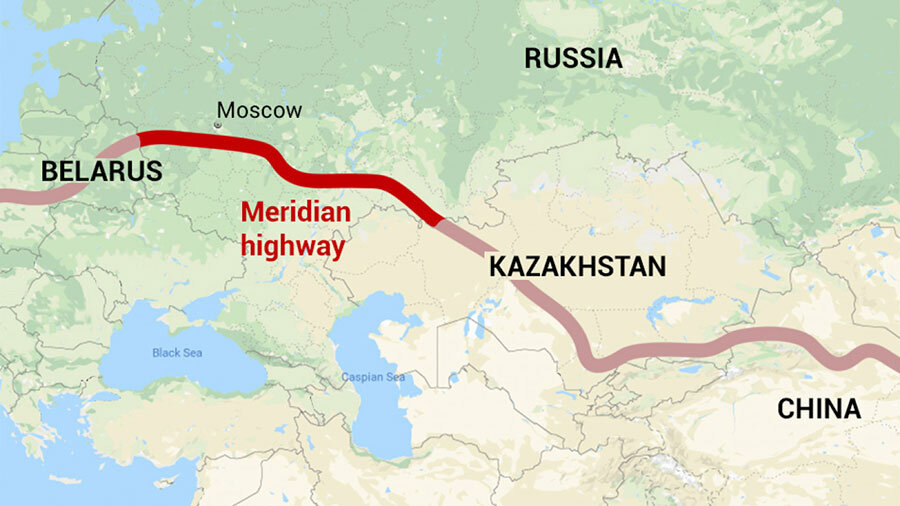 Трасса москва китай где будет проходить карта