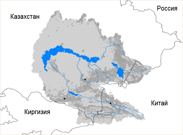 Полигон проекта располагался возле озера Балхаш. Ему сейчас, кстати, очень не очень. Там и обмеление, там и китайцы, короче говоря - кижак не клюёт.