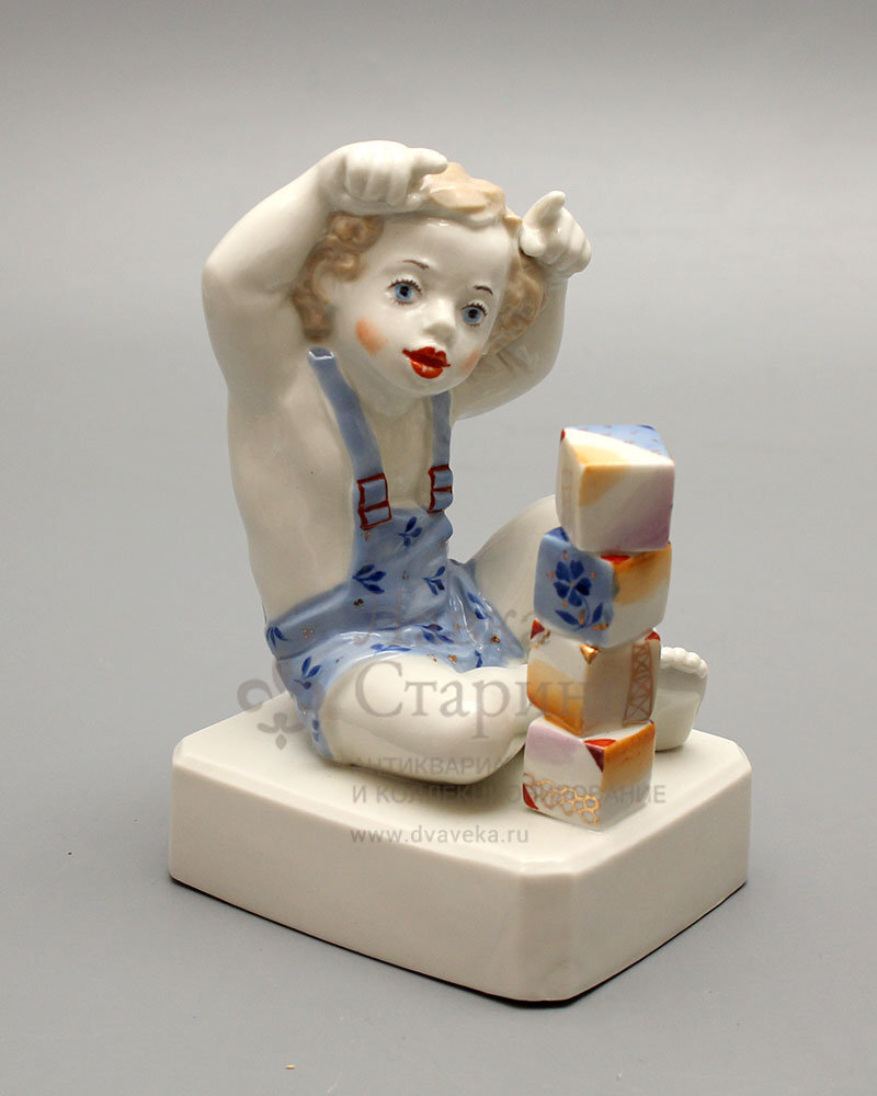 Авторская статуэтка «Малыш-бычок», скульптор Патов К. Л., художник Бернацкая М. В., Россия, 2000-е 