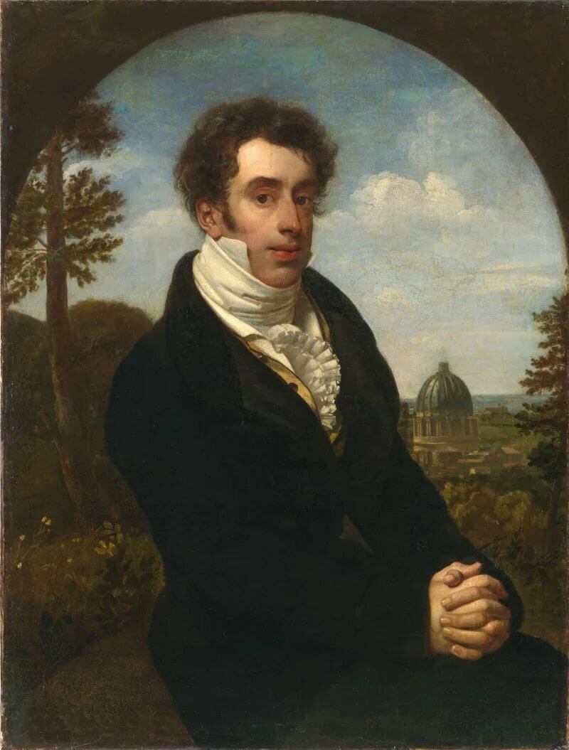 Орест Кипренский, портрет Ф. А. Голицына, 1833.