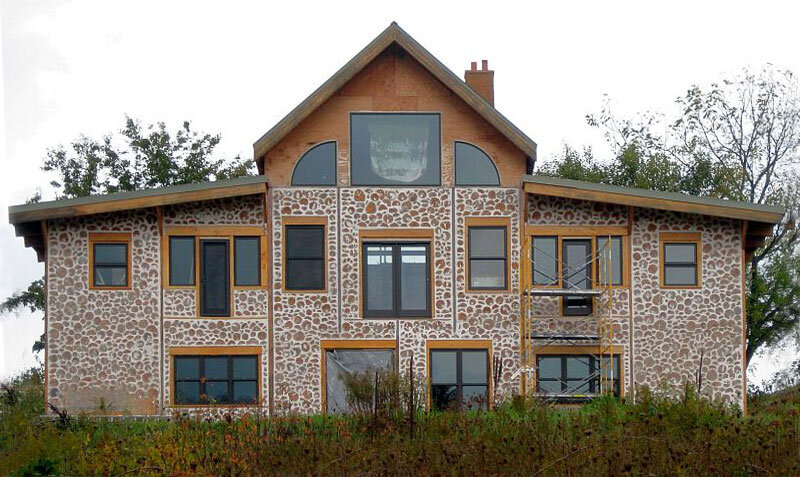 Строительная технология Cordwood