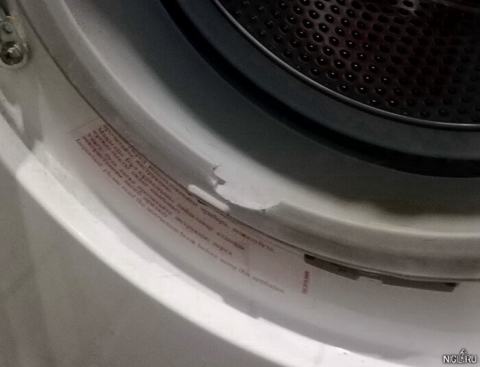 Замена петли люка стиральной машины