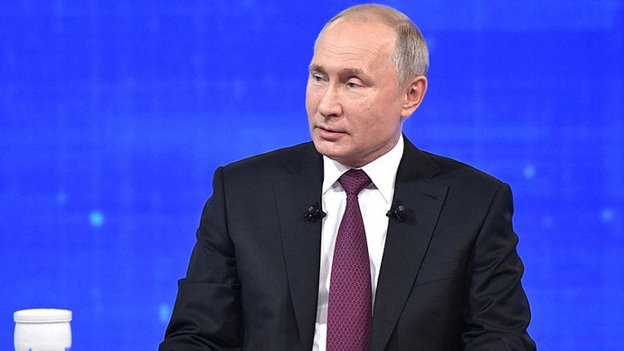   Прямая линия с Владимиром Путиным / Фото: © Официальный сайт Администрации Президента