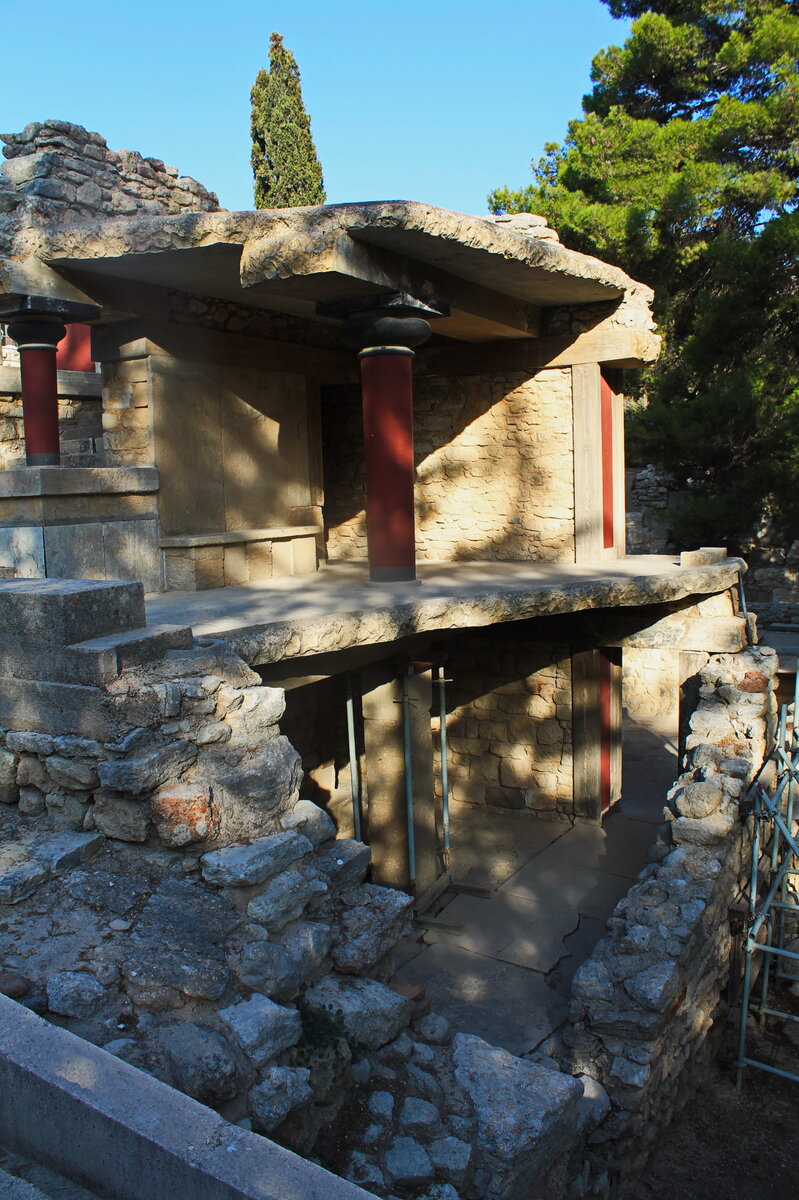 Кносский дворец, реконструкция. о.Крит.