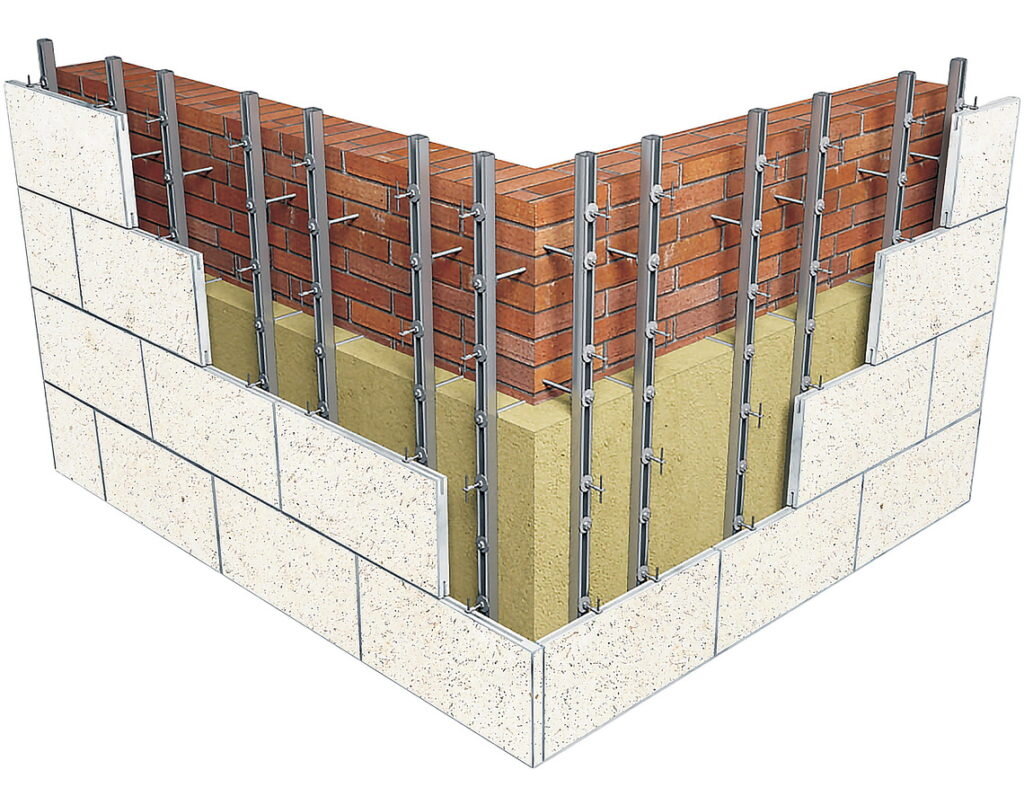 Технология монтажа вентилируемого фасада