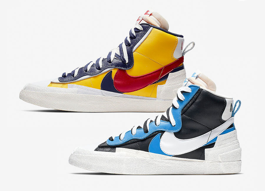 Sacai x Nike Blazer Mid. 