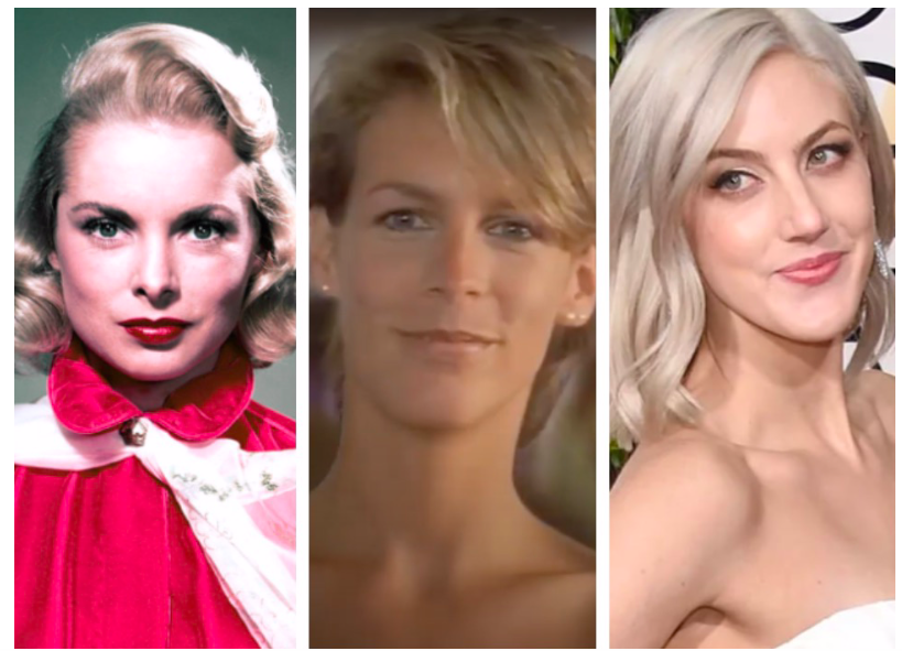 Слева направо:  Джанет Ли, Джейми Ли Кертис, Энни Гест (фото : кадры из фильмом и из открытых источников)