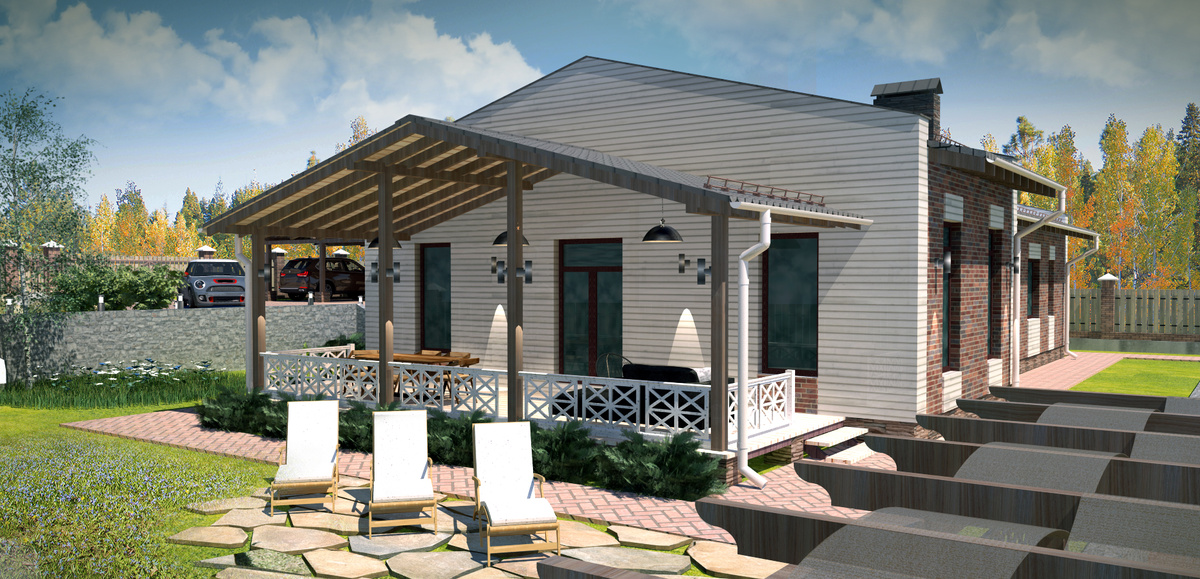 Дом по технологии ЛСТК.