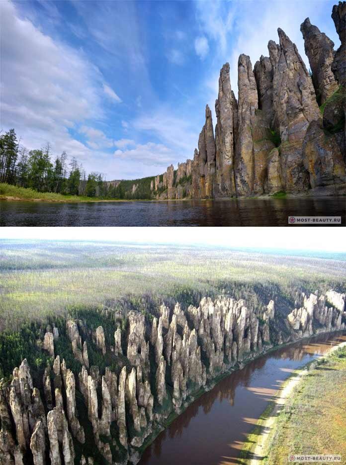 Ленские столбы Якутии 