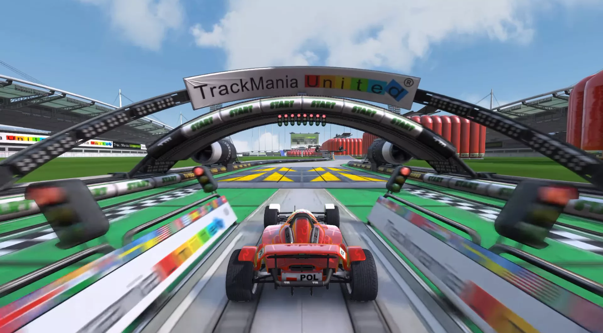 Скриншот из игры Trackmania