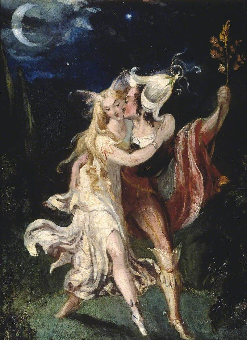 Волшебные любовники, около 1840