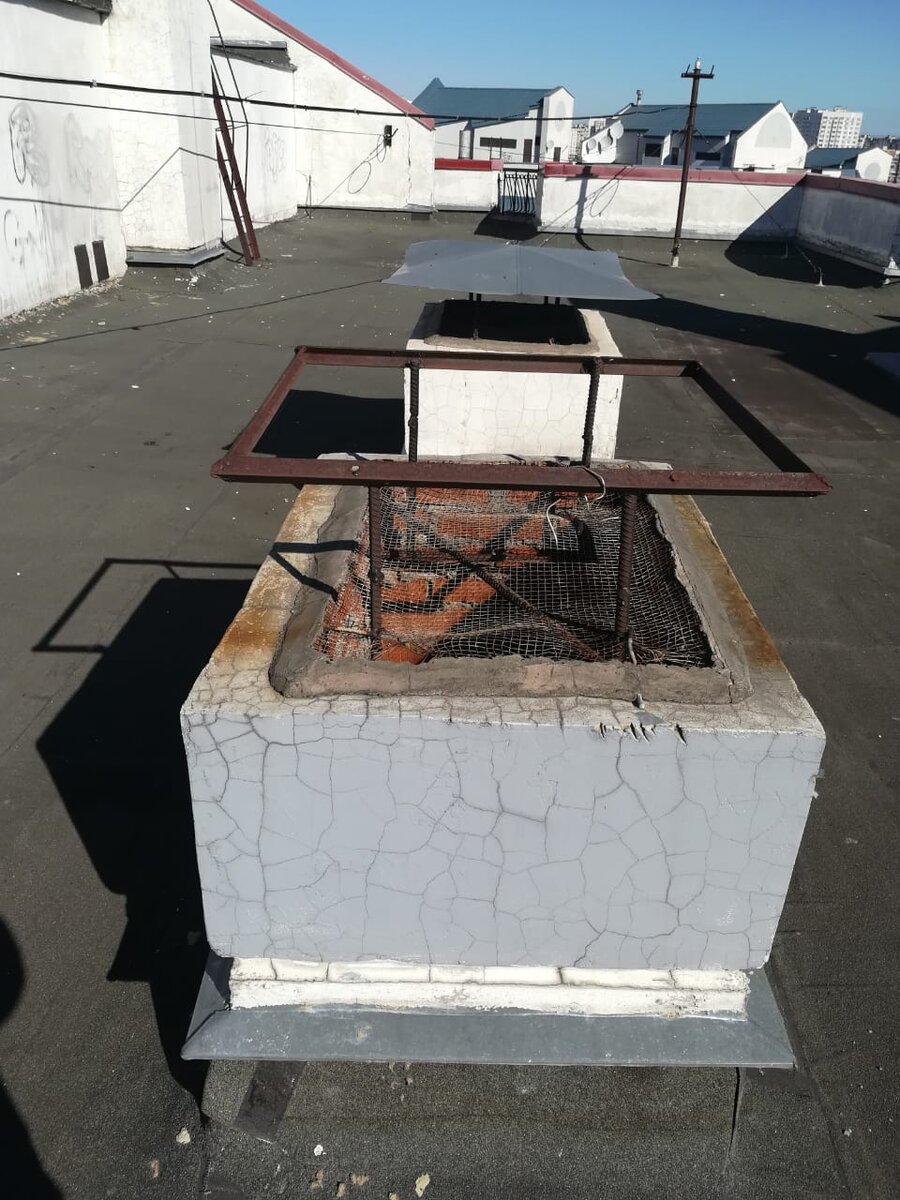 Над вентиляцией нет защитных крышек