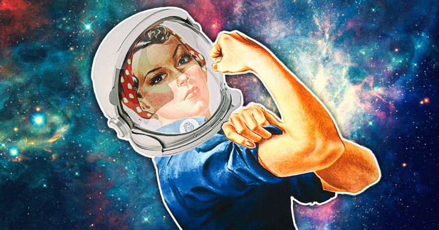 Девушка космонавт картинки