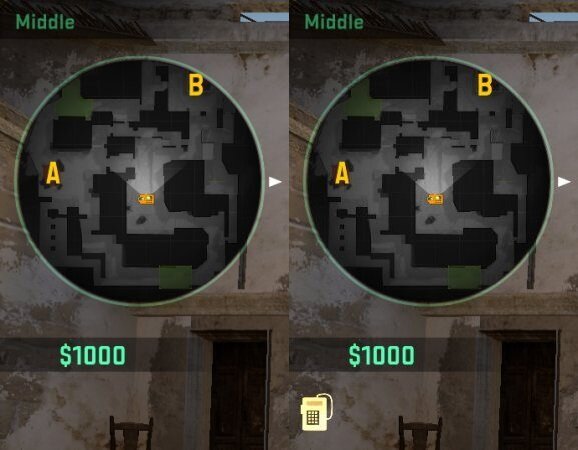 Мало кто знает, но даже радар подвергается изменениям. Я распишу только основные команды для его редактирования.

drawradar - показать радар
hideradar - скрыть радар

cl_hud_radar_scale (от 0.8 до 1.3) - изменяет размер радара (диапазон от 0.8 до 1.3)

cl_radar_scale (от 0.25 до 1.0) - Изменяет масштаб карты на радаре.

cl_radar_always_centered (1 или 0) - Если находитесь в углу карты - вам доступен больший обзор местности на радаре или вы всегда будете находится по середине радара
cl_radar_rotate (1 или 0) - включает/отключает поворот радара
cl_hud_bomb_under_radar (1 или 0) - показывает иконку бомбы под радаром, когда она у вас в инвентаре.



На случай если у вас что-то пошло не так, то вот стандартные настройки радара:
cl_hud_radar_scale "1"
cl_radar_always_centered "1"
cl_radar_icon_scale_min "0.6"
cl_radar_rotate "1"
cl_radar_scale "0.7"
cl_hud_bomb_under_radar "1"