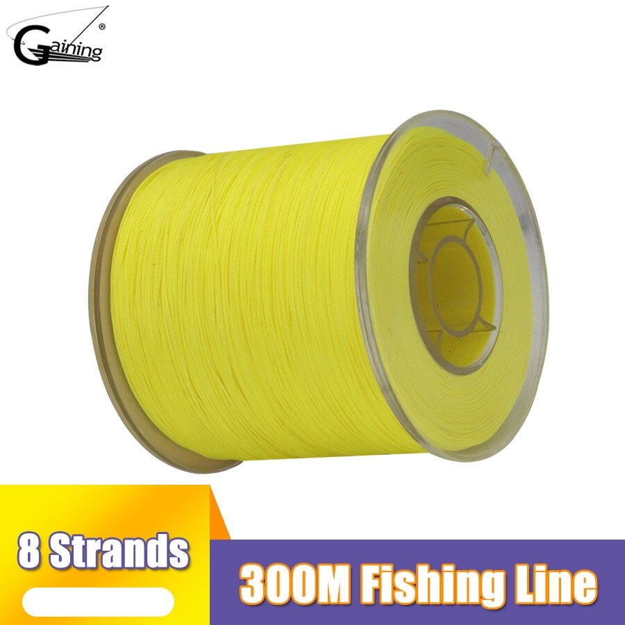 Braided fishing line