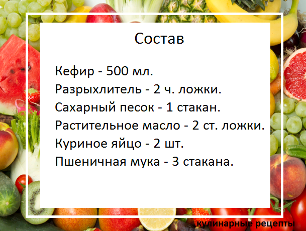 кулинарные рецепты