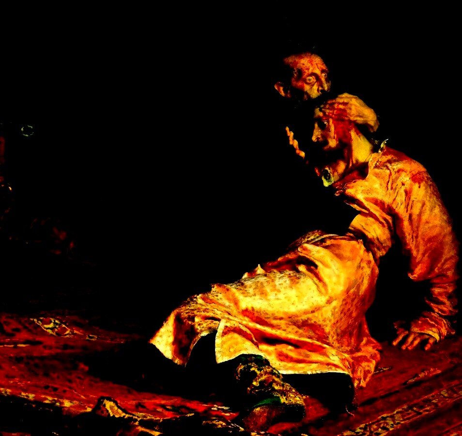 Иван Грозный и сын его Иван 16 ноября 1581 года