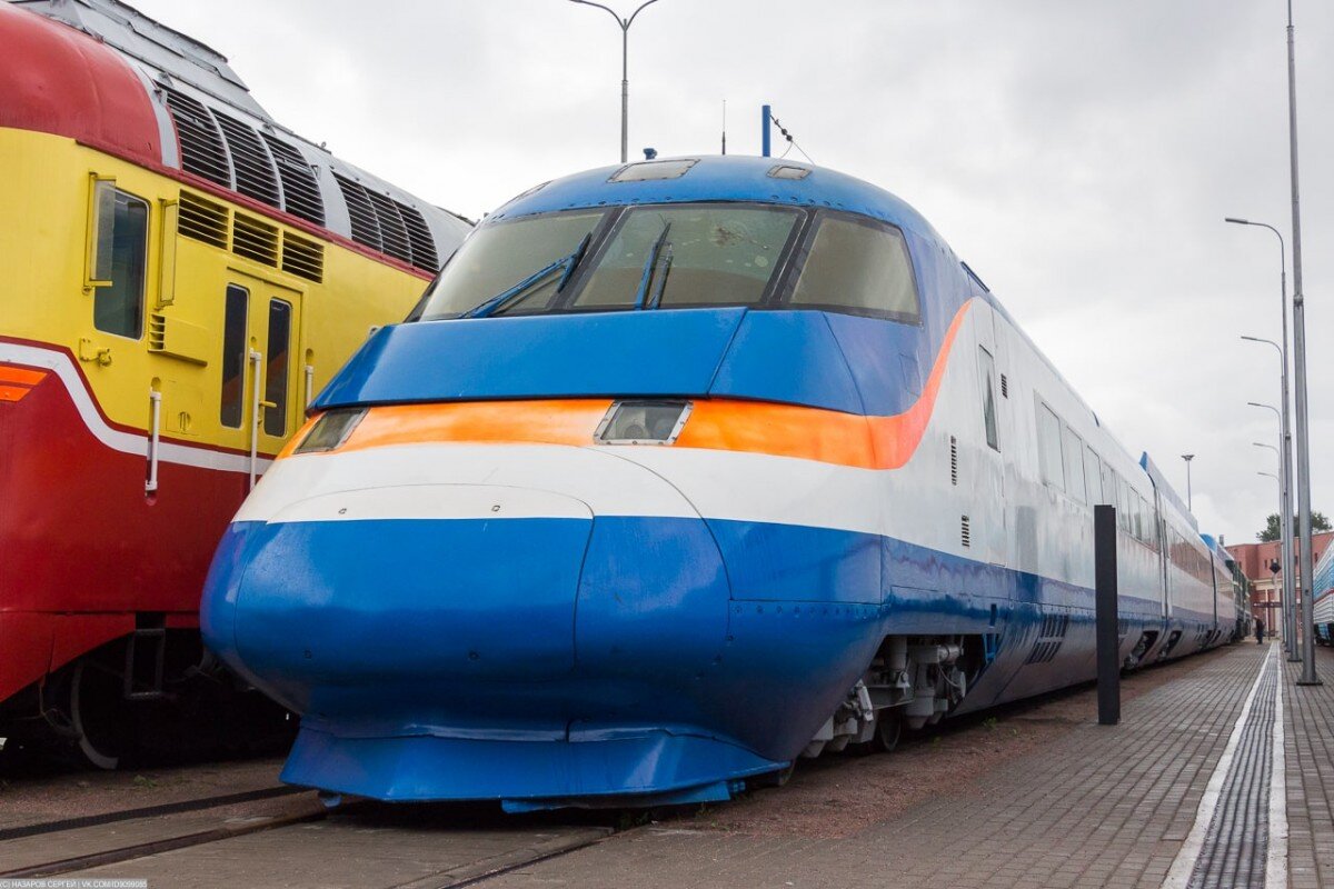 Сокол в Музее железных дорог России в Санкт-Петербеурге.