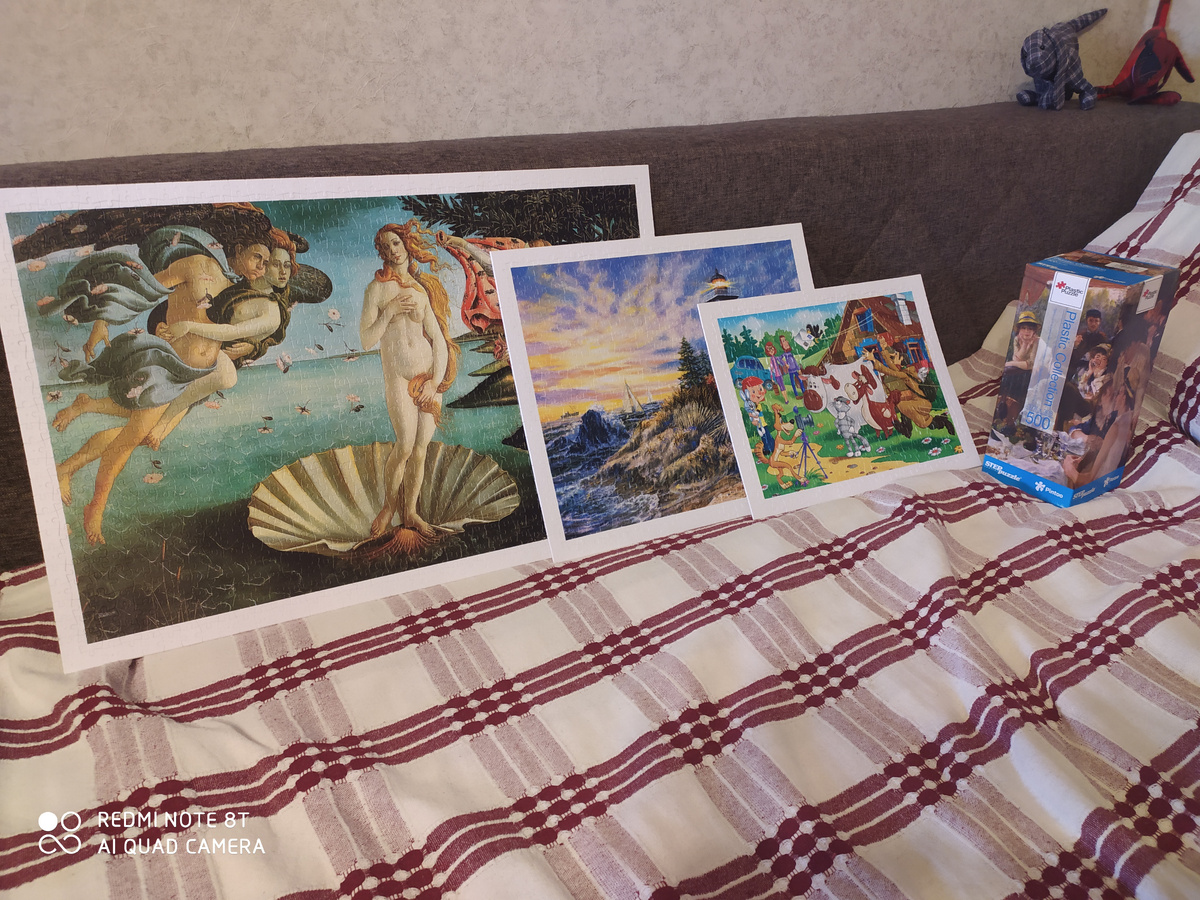 примеры пластиковых пазлов в сборе