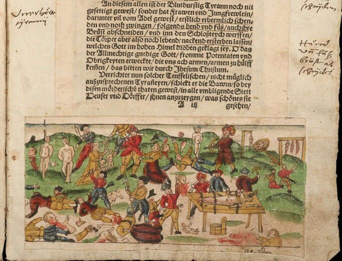 Русские в Ливонии в 1578 году. Из Sammlung von Nachric Иоганна Якоба Вика.