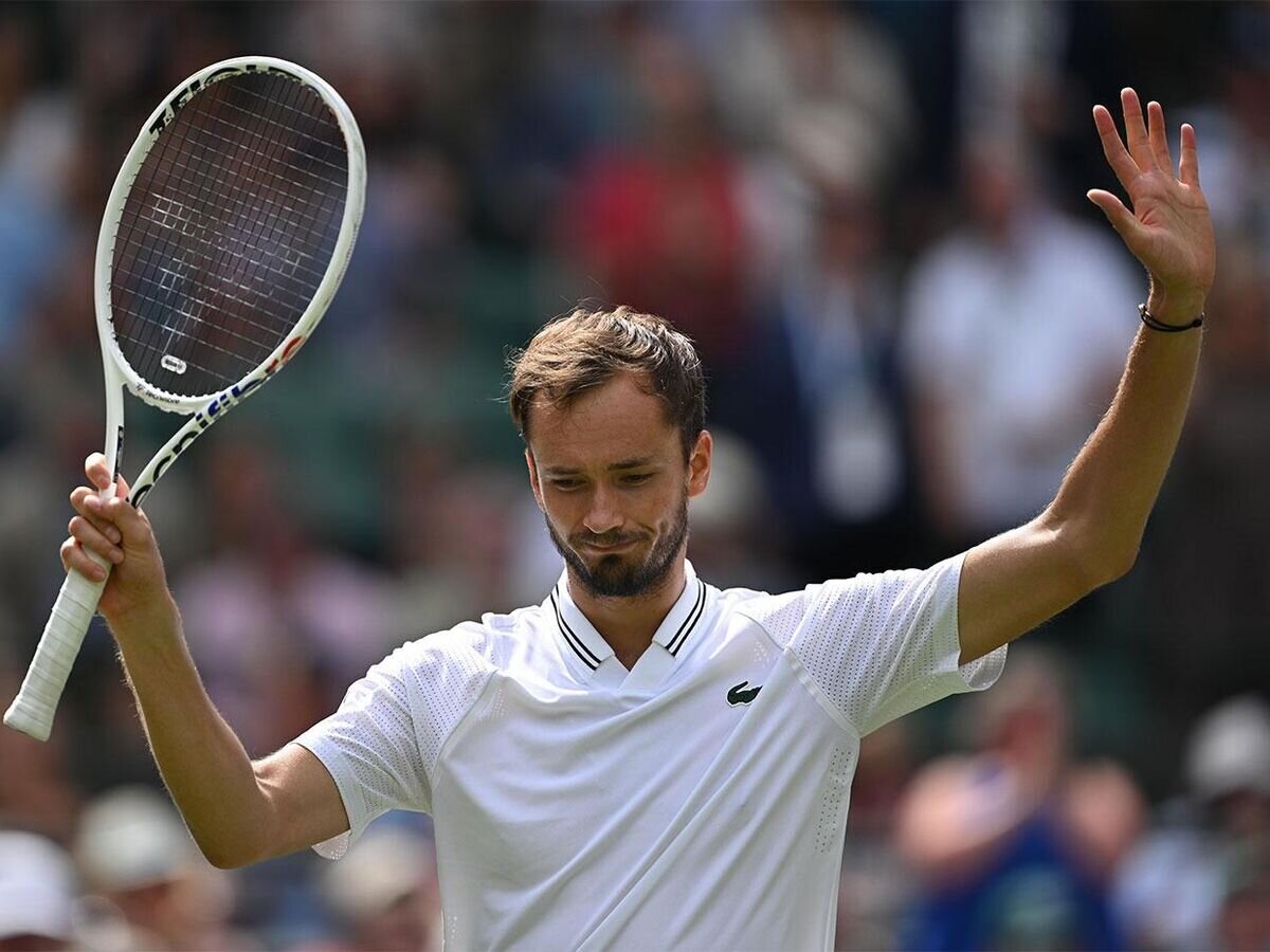    Российский теннисист Даниил Медведев© Фото : пресс-служба Уимблдона